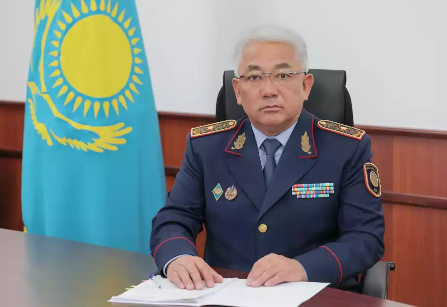 ҚАЙСАР СҰЛТАНБАЕВ ЖАМБЫЛ ОБЛЫСЫ ПОЛИЦИЯ ДЕПАРТАМЕНТІНІҢ БАСТЫҒЫ БОЛЫП ТАҒАЙЫНДАЛДЫ