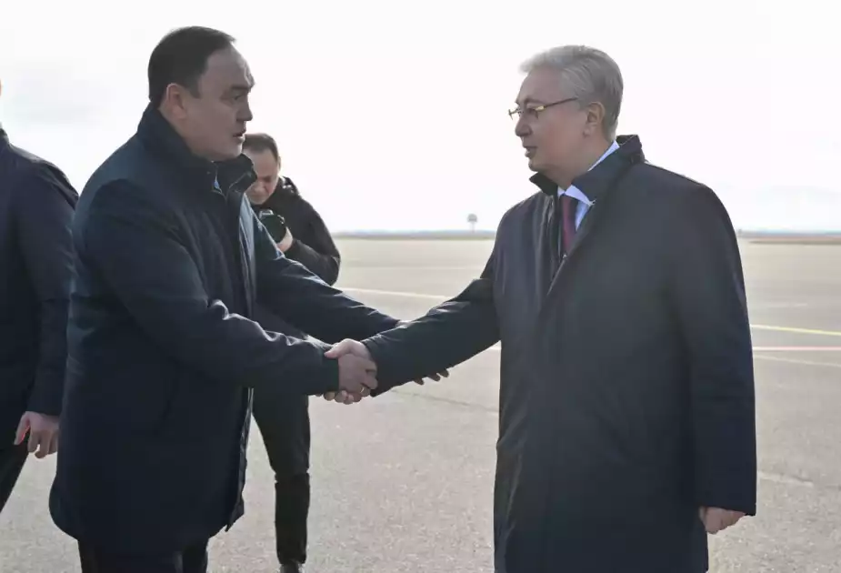 МЕМЛЕКЕТ БАСШЫСЫ ЖАМБЫЛ ОБЛЫСЫНА ЖҰМЫС САПАРЫМЕН БАРДЫ