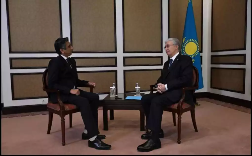 ҚАЗАҚСТАН ПРЕЗИДЕНТІ ҚАСЫМ-ЖОМАРТ ТОҚАЕВ ПӘКІСТАННЫҢ THE NEWS INTERNATIONAL ГАЗЕТІНЕ СҰХБАТ БЕРДІ
