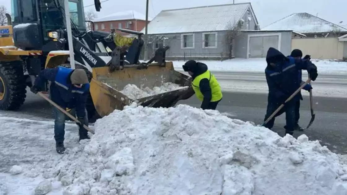 ОБЛЫС АУМАҒЫНАН 5000-НАН АСТАМ ТЕКШЕ МЕТР ҚАР ШЫҒАРЫЛДЫ