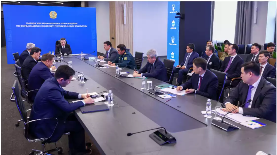 Су тасқынына дайындық: Олжас Бектенов Төтенше жағдайларды жою жөніндегі республикалық жедел штабтың отырысын өткізді