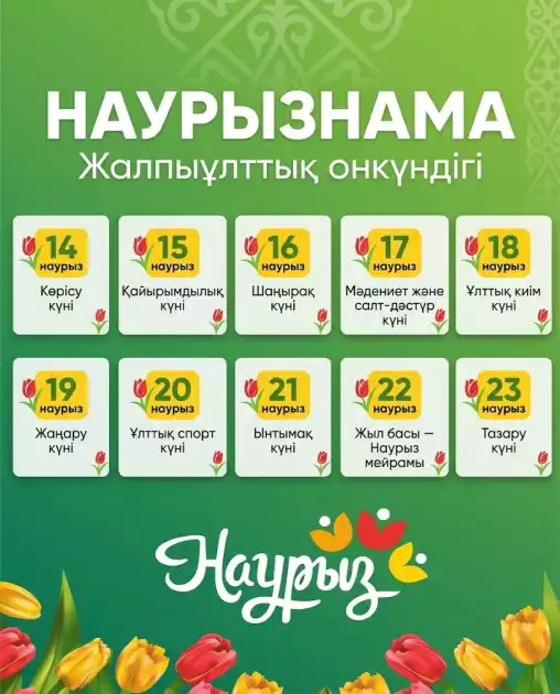 НАУРЫЗНАМА: ЖАЛПЫҰЛТТЫҚ ОНКҮНДІГІ